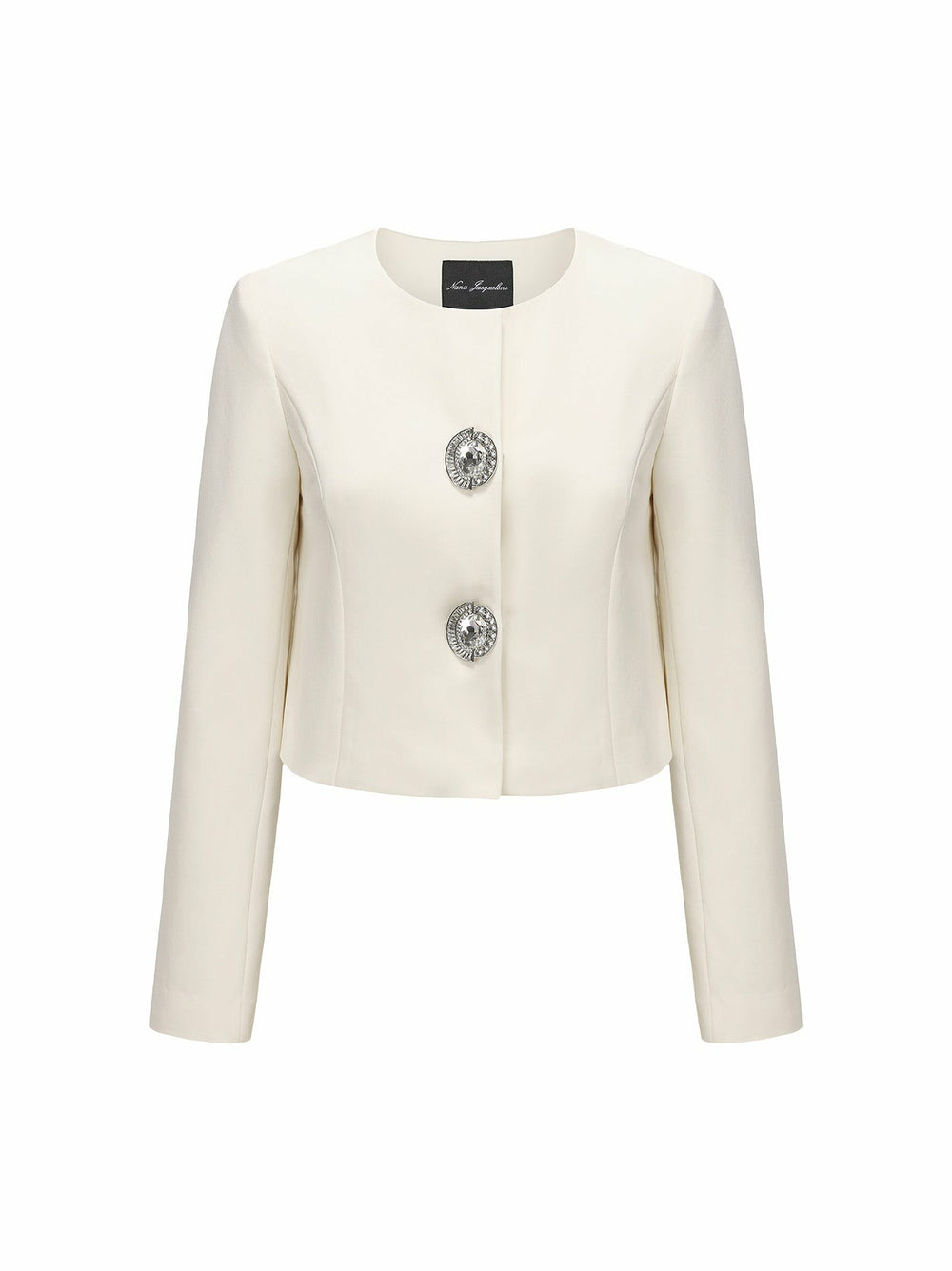 Claira Coat: Off-White Coat for Rehearsal Dinner | Nana Jacqueline