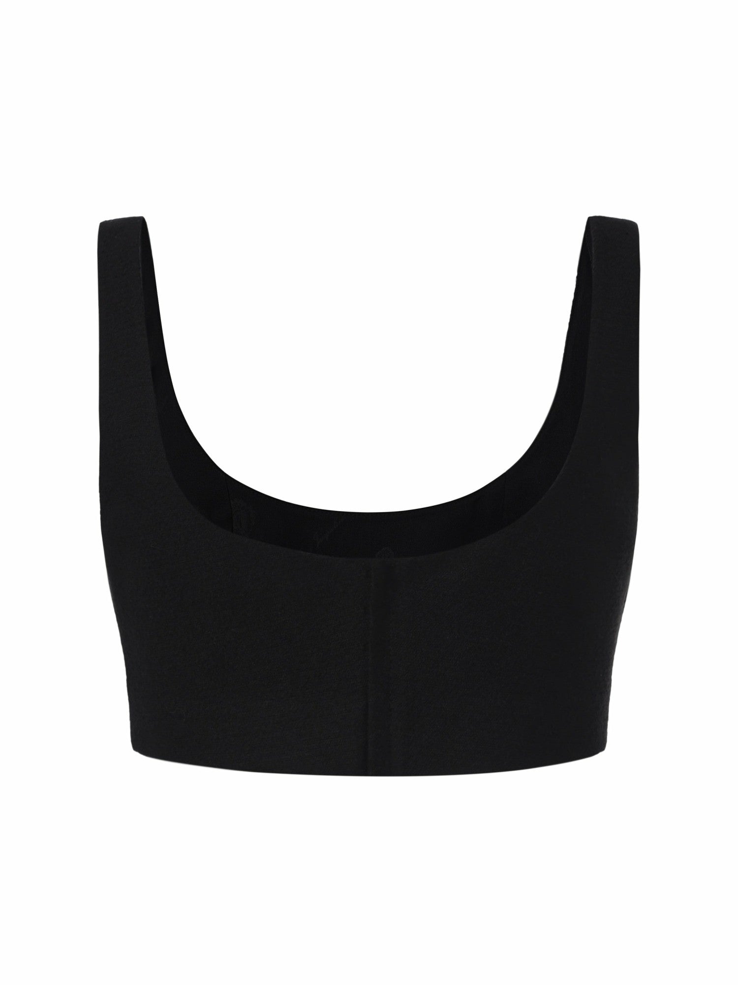 Natalia Tailored Cropped Black Top: Black Top for Cocktail Party | Nana Jacqueline