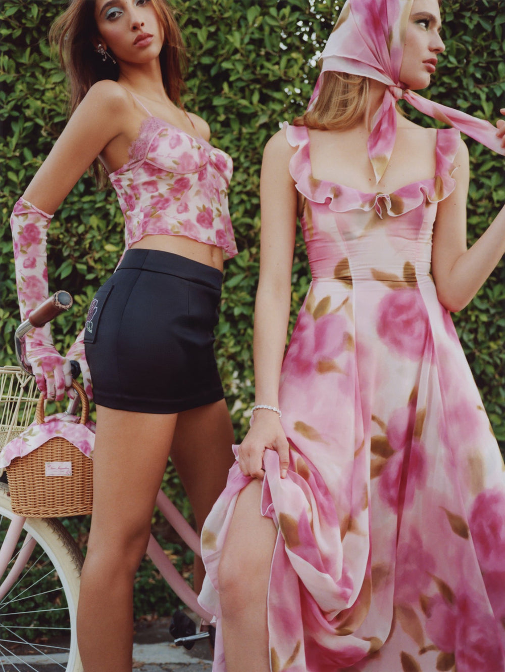 Paulina Floral Top: Pink Top for Date Night | Nana Jacqueline