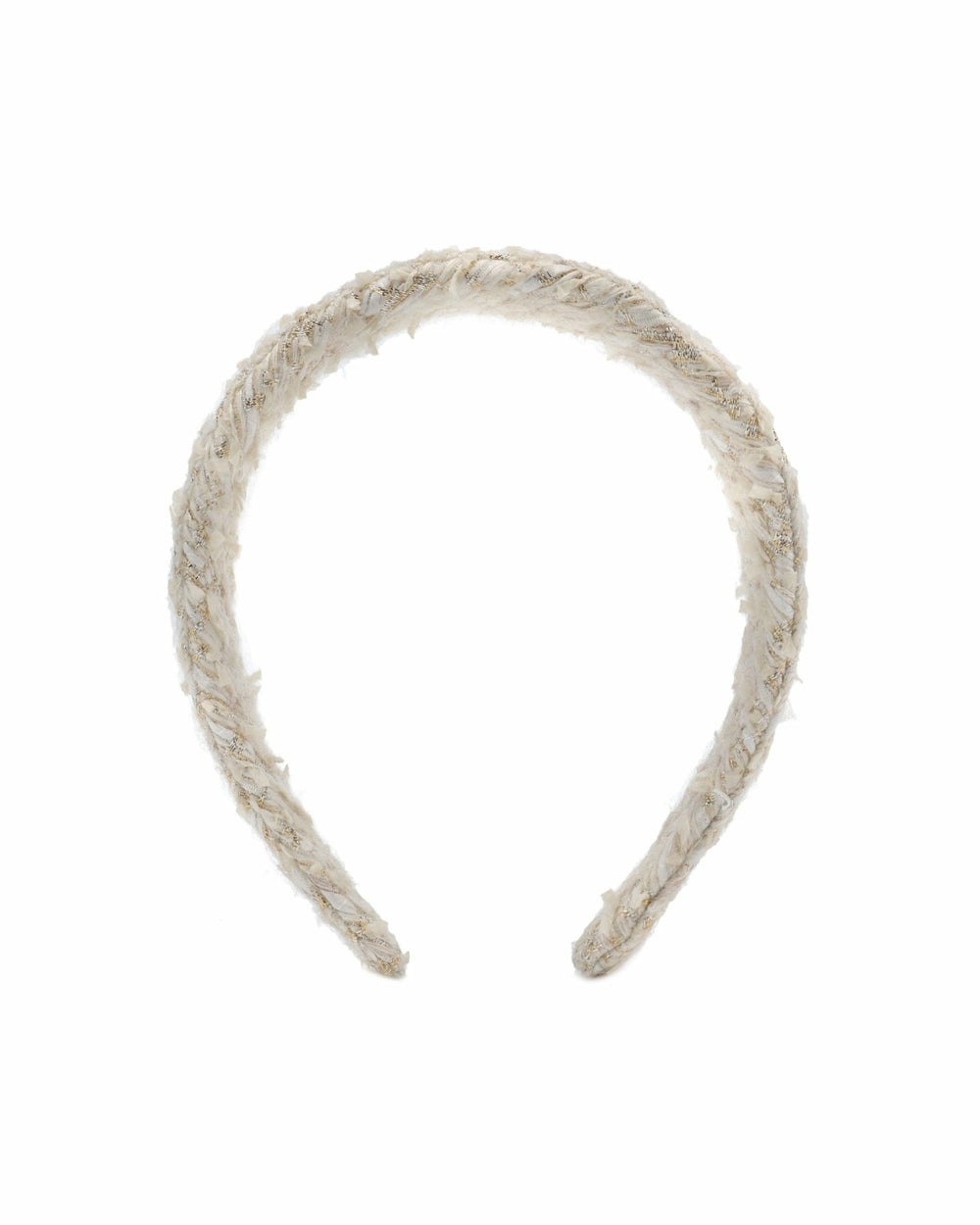 Evelyn Headband: White Headband for Bridal Shower | Nana Jacqueline
