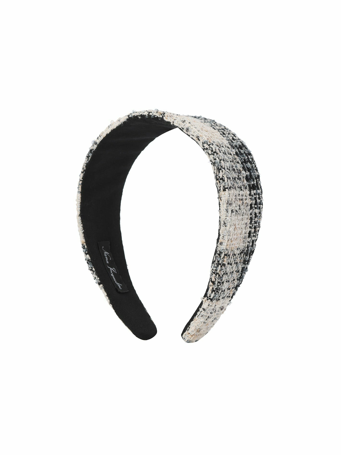 Elsa Headband: Black Checkered Headband for Tea Party | Nana Jacqueline