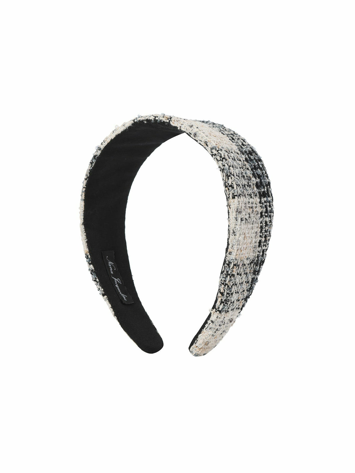 Elsa Headband: Black Checkered Headband for Tea Party | Nana Jacqueline