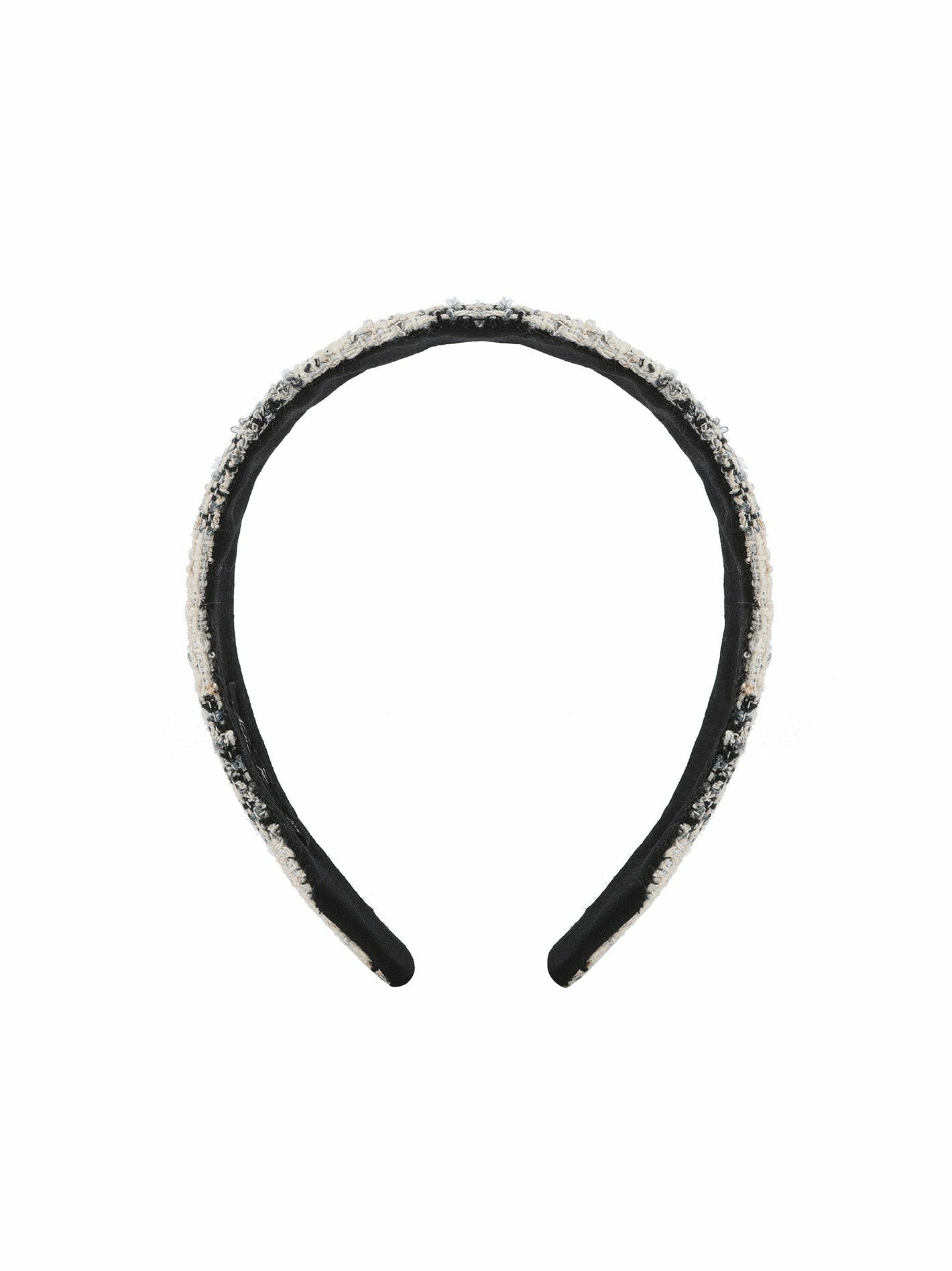 Elsa Headband: Black Checkered Headband for Tea Party | Nana Jacqueline