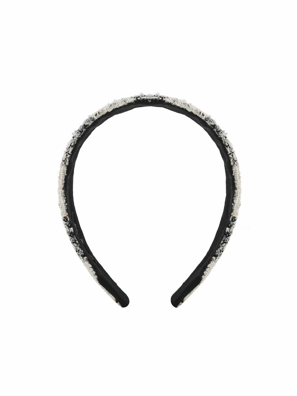 Elsa Headband: Black Checkered Headband for Tea Party | Nana Jacqueline
