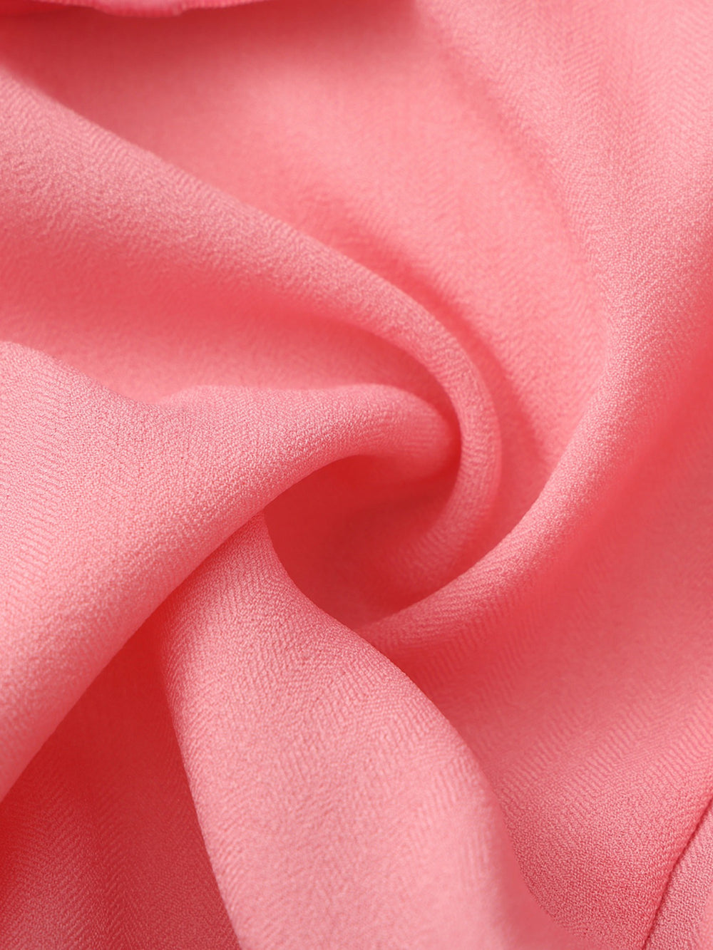 Charlotte V-Neck Ruffle Pink Wrap Top | Nana Jacqueline