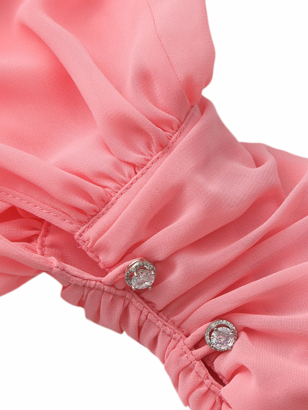 Sia One-Shoulder Ruched Pink Top | Nana Jacqueline