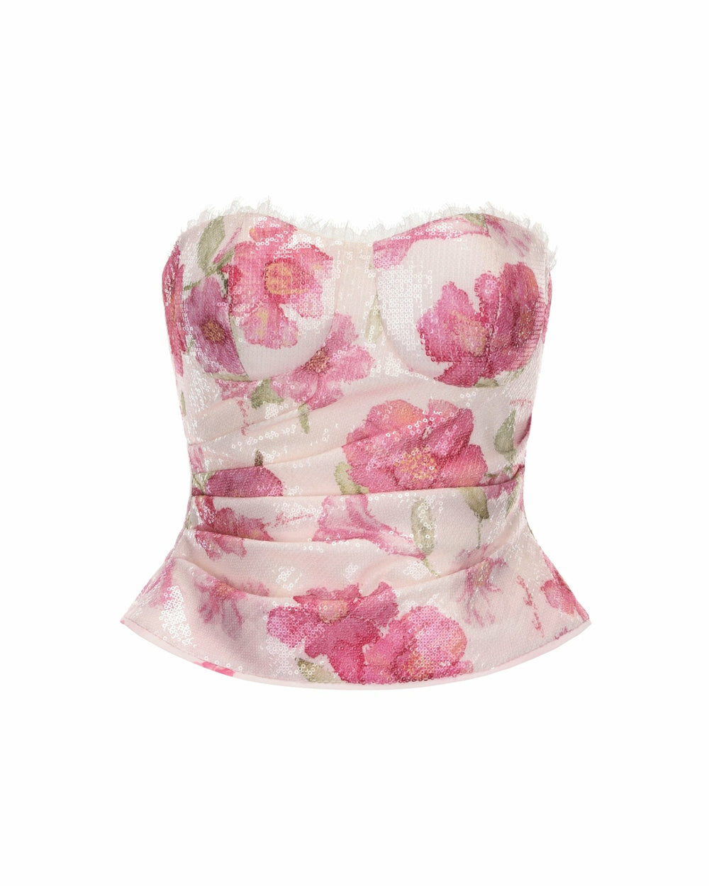 Lilly Top: Pink Bandeau Top for Date Night | Nana Jacqueline