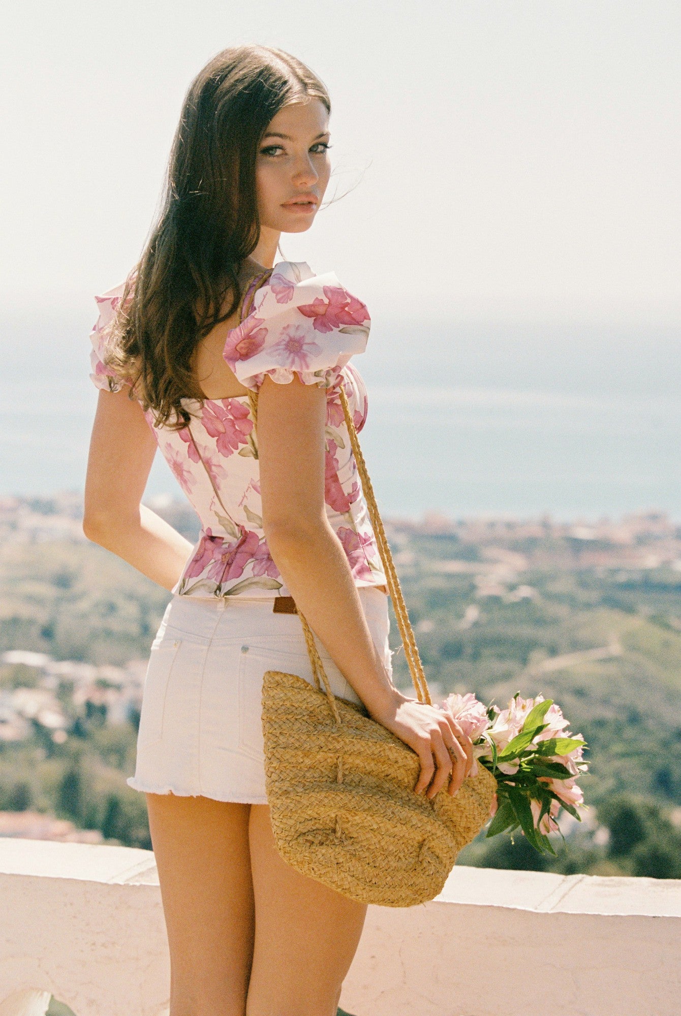 Esmeralda Top: Pink Top for Garden Party | Nana Jacqueline
