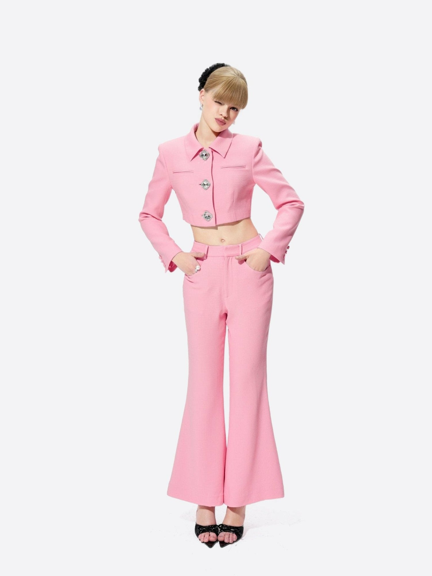 Tatiana Pants: Pink Pants for Brunch | Nana Jacqueline
