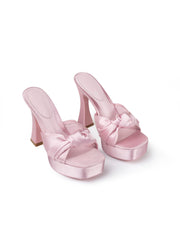 Mara Platform Sandals: Pink Platform Sandals for Spring Wedding Guest | Nana Jacqueline