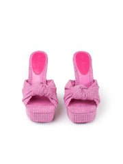 Mara Platform Sandals: Pink Sandals for Vacation Resort | Nana Jacqueline