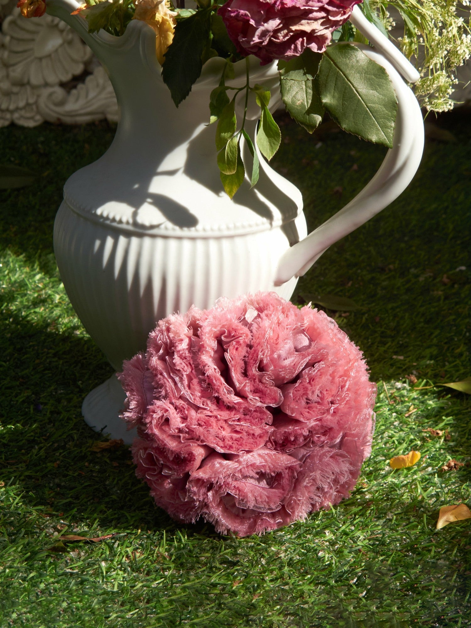 Amani Scrunchie: Pink Scrunchie for Brunch | Nana Jacqueline