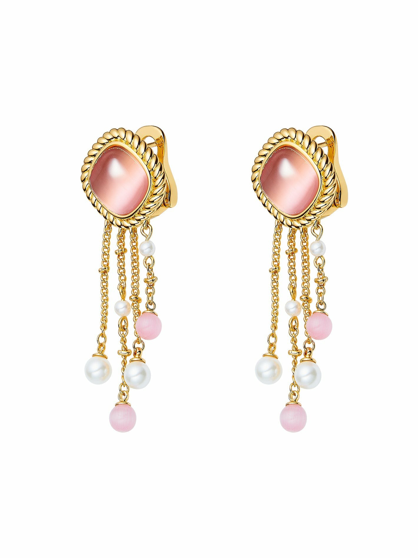 Brielle Earrings: Pink Earrings for Wedding After-Party | Nana Jacqueline
