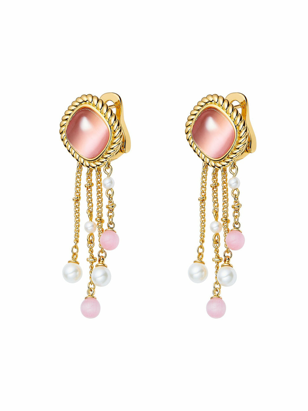 Brielle Earrings: Pink Earrings for Wedding After-Party | Nana Jacqueline