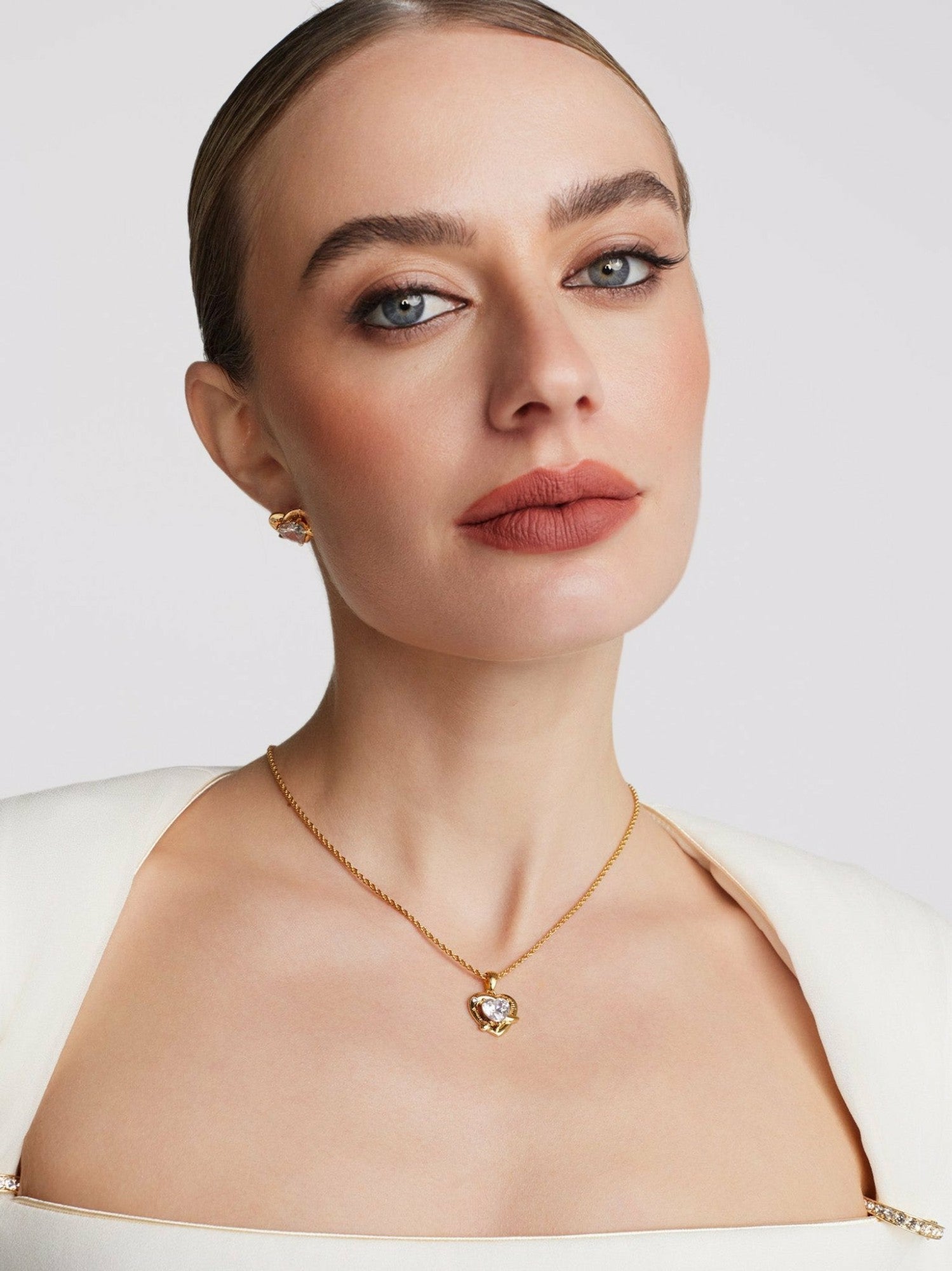 Mirabel Necklace: White Necklace for Date Night | Nana Jacqueline