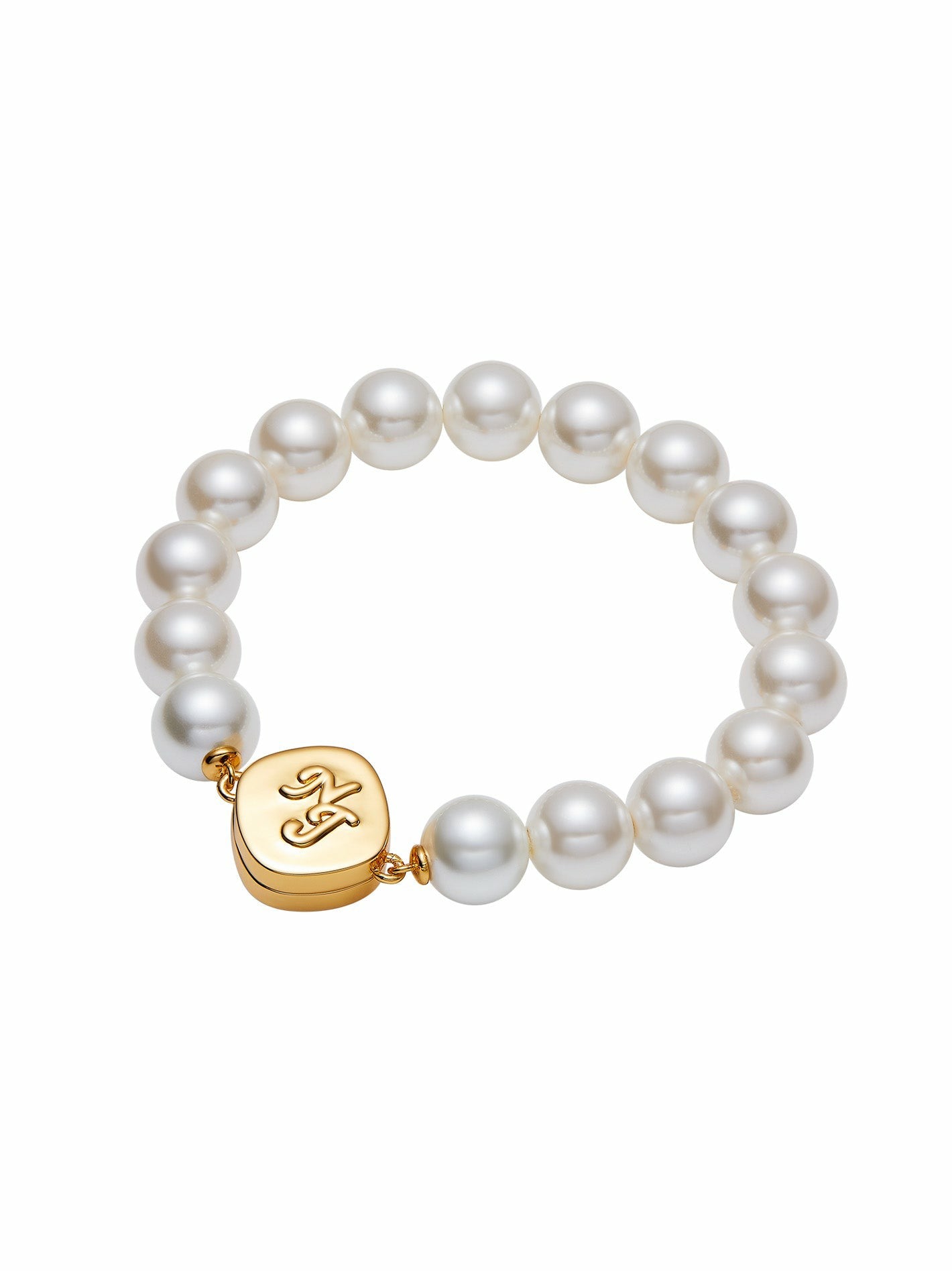 Ilana Pearl Bracelet: White Pearl Bracelet for Bridal Shower | Nana Jacqueline