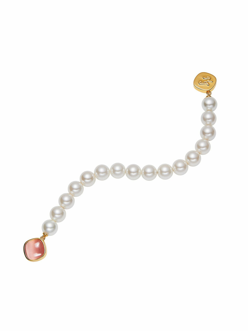Ilana Pearl Bracelet: White Pearl Bracelet for Bridal Shower | Nana Jacqueline