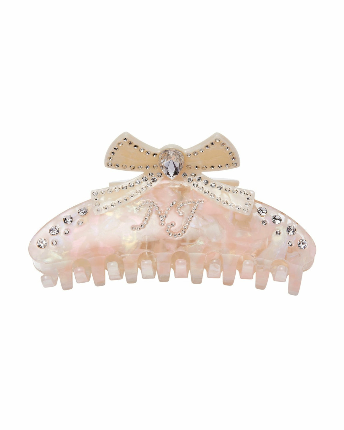 Edith Hair Clip: Pink Hair Clip for Bridal Shower | Nana Jacqueline
