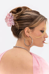 Flora Hairclip: Pink Hair Clip for Brunch | Nana Jacqueline