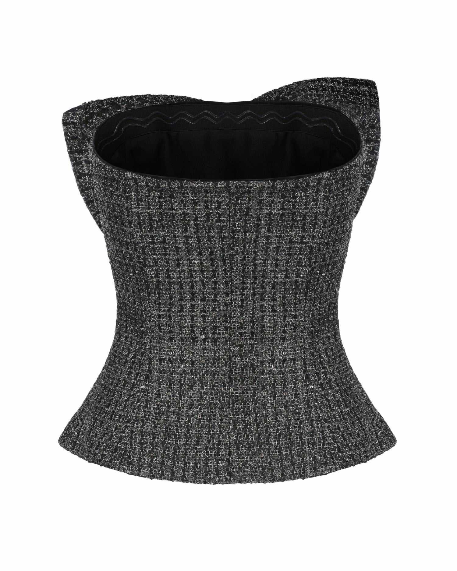 Renée Strapless Bow Top: Black Top for Cocktail Party | Nana Jacqueline