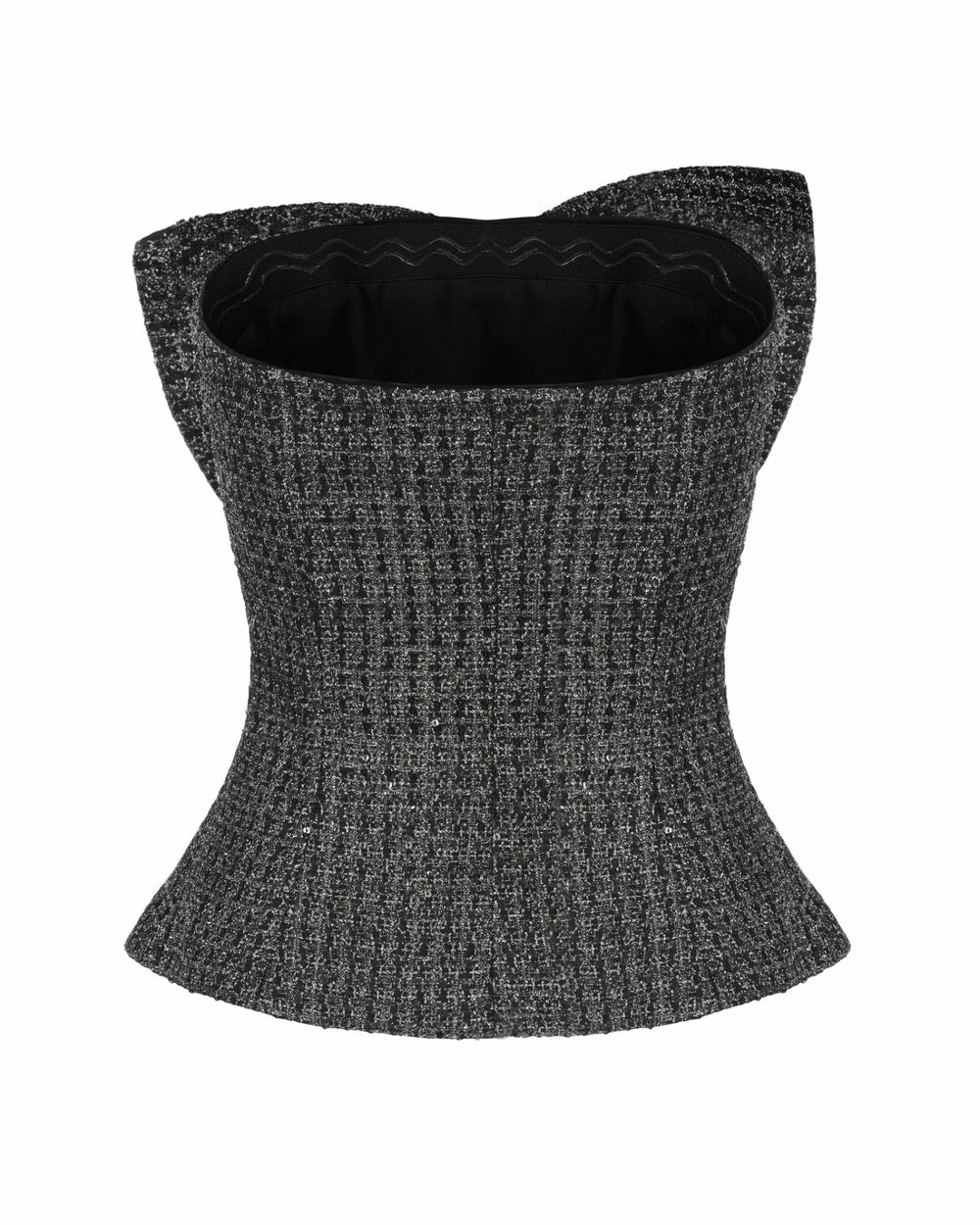 Renée Strapless Bow Top: Black Top for Cocktail Party | Nana Jacqueline