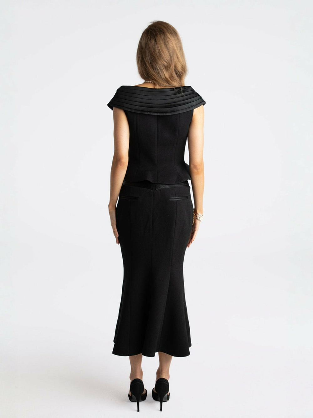 Belle Satin Top: Black Top for Date Night | Nana Jacqueline