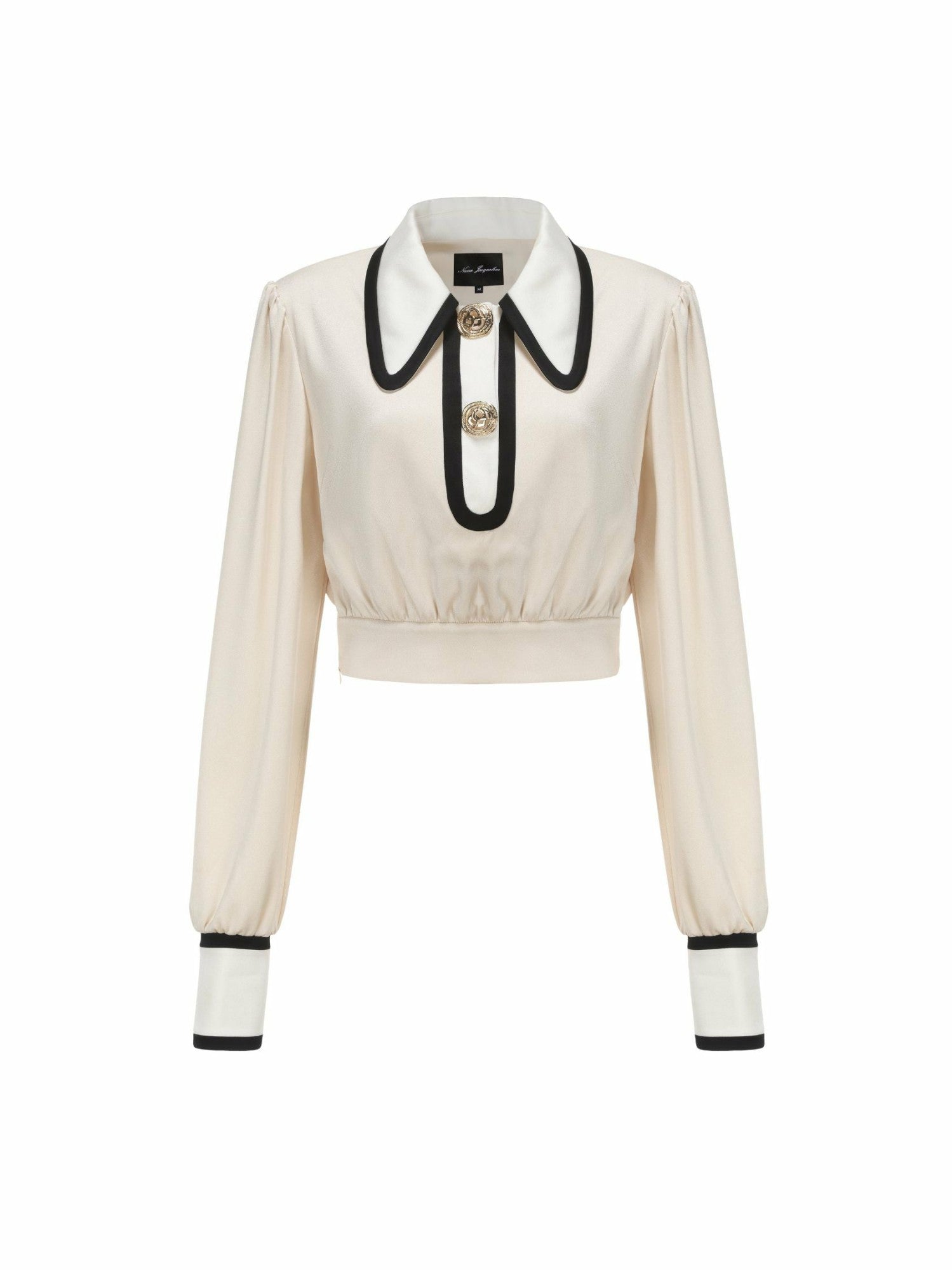 Lori Satin Top: Cream Satin Top for Date Night | Nana Jacqueline