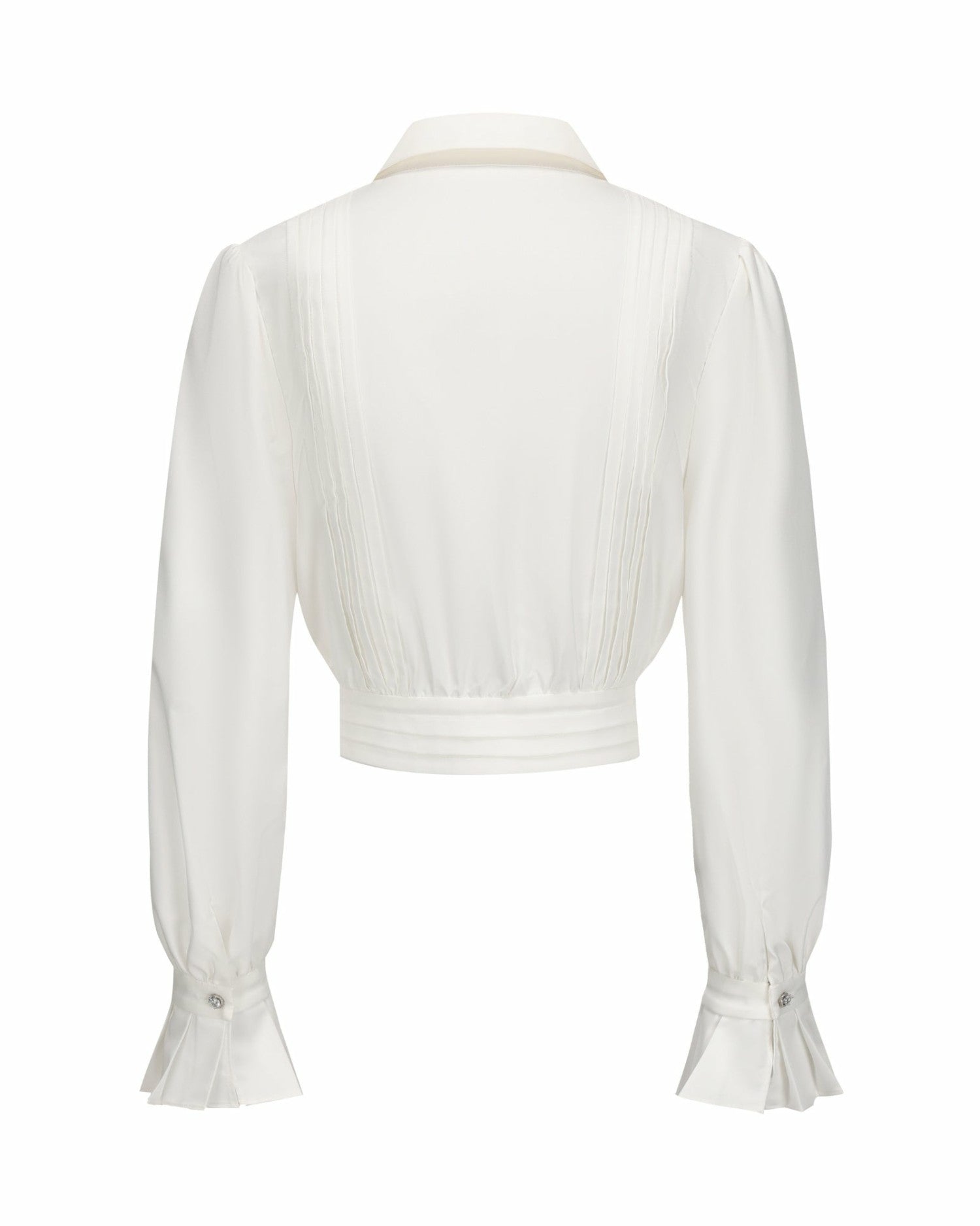 Francesca Cropped Top: White Top for Brunch | Nana Jacqueline