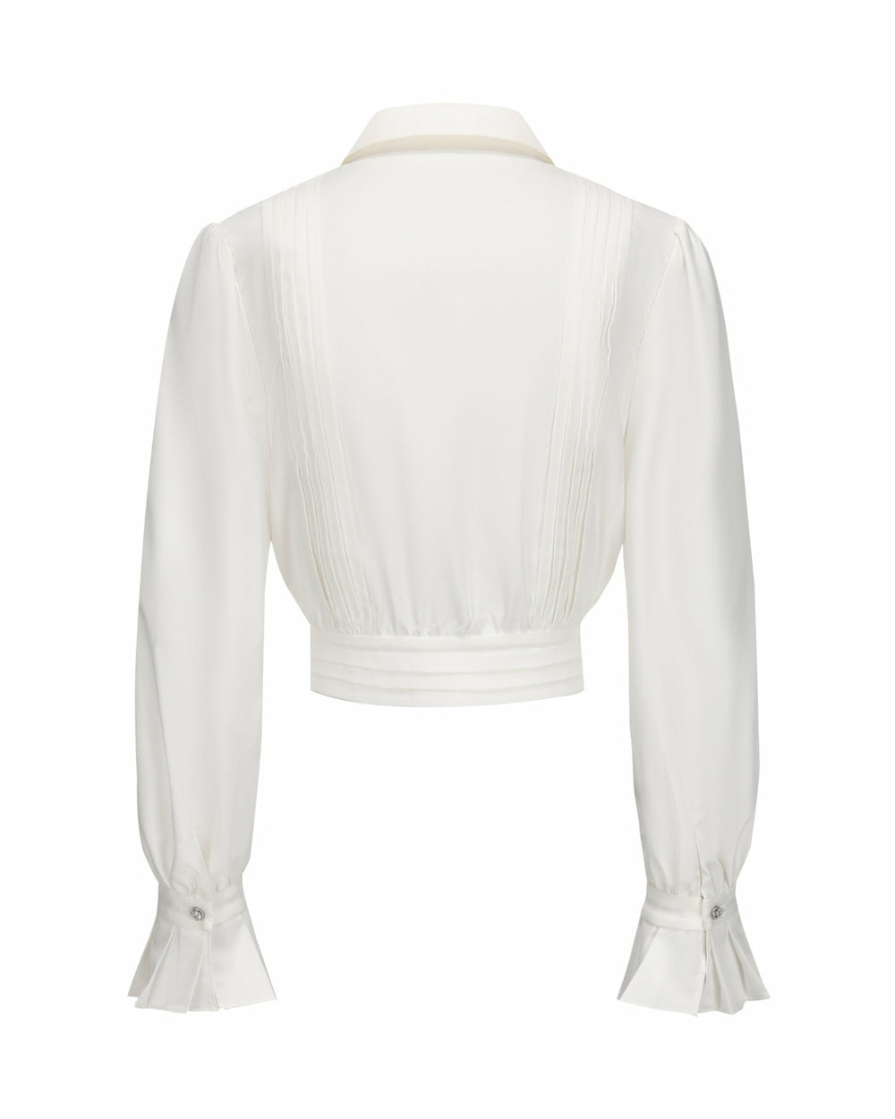 Francesca Cropped Top: White Top for Brunch | Nana Jacqueline