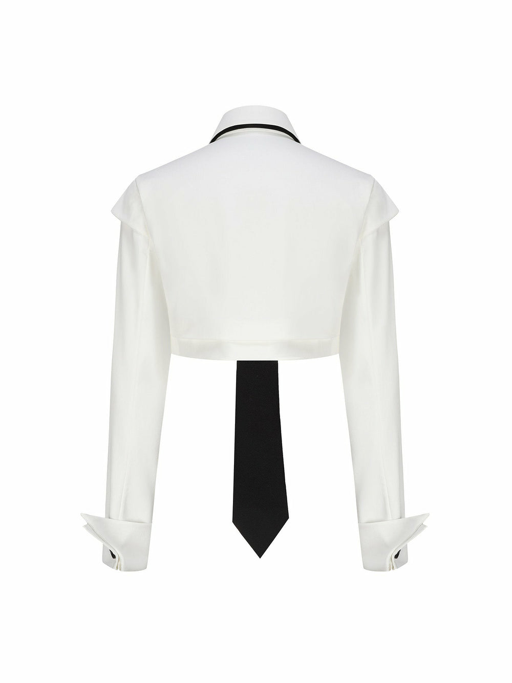 Portia Top + Tie: White Top for Date Night | Nana Jacqueline