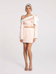 Suzette Skirt: Pink Mini Skirt for Date Night | Nana Jacqueline