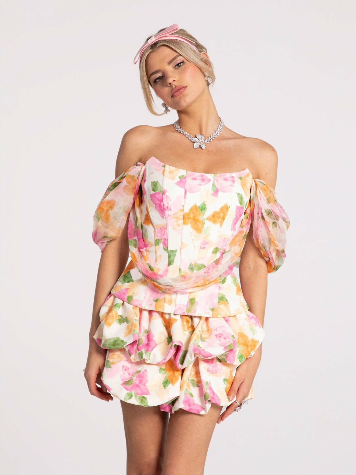 Brielle Top: Floral Top for Garden Party | Nana Jacqueline