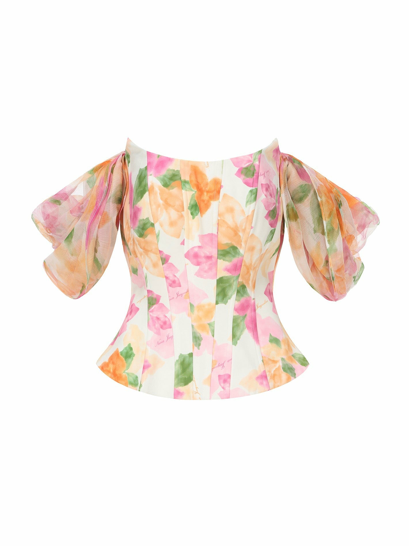 Brielle Top: Floral Top for Garden Party | Nana Jacqueline
