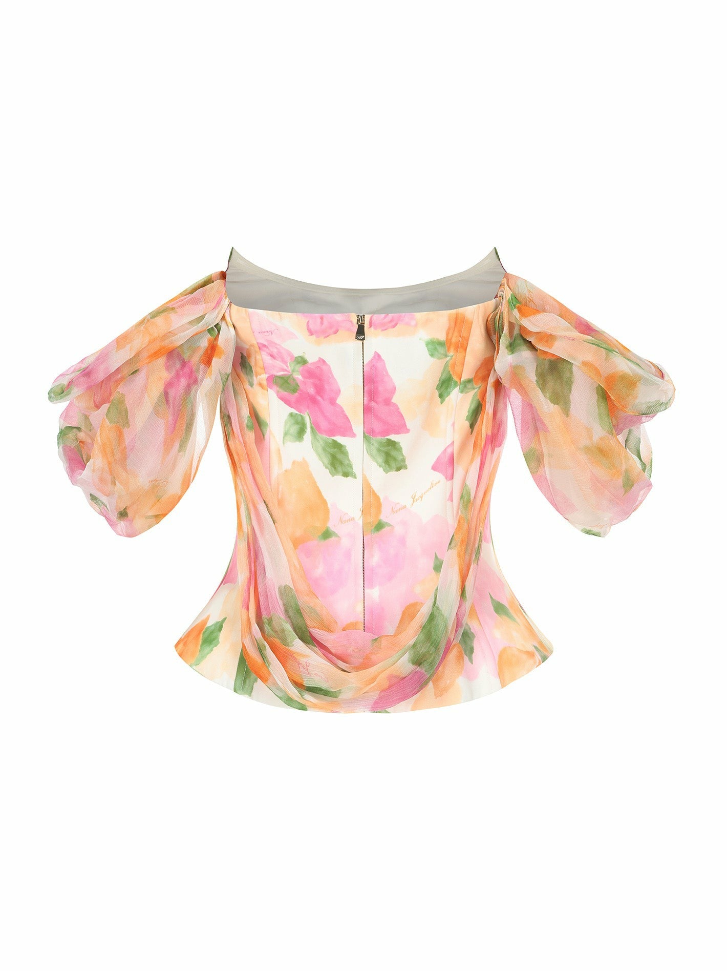 Brielle Top: Floral Top for Garden Party | Nana Jacqueline