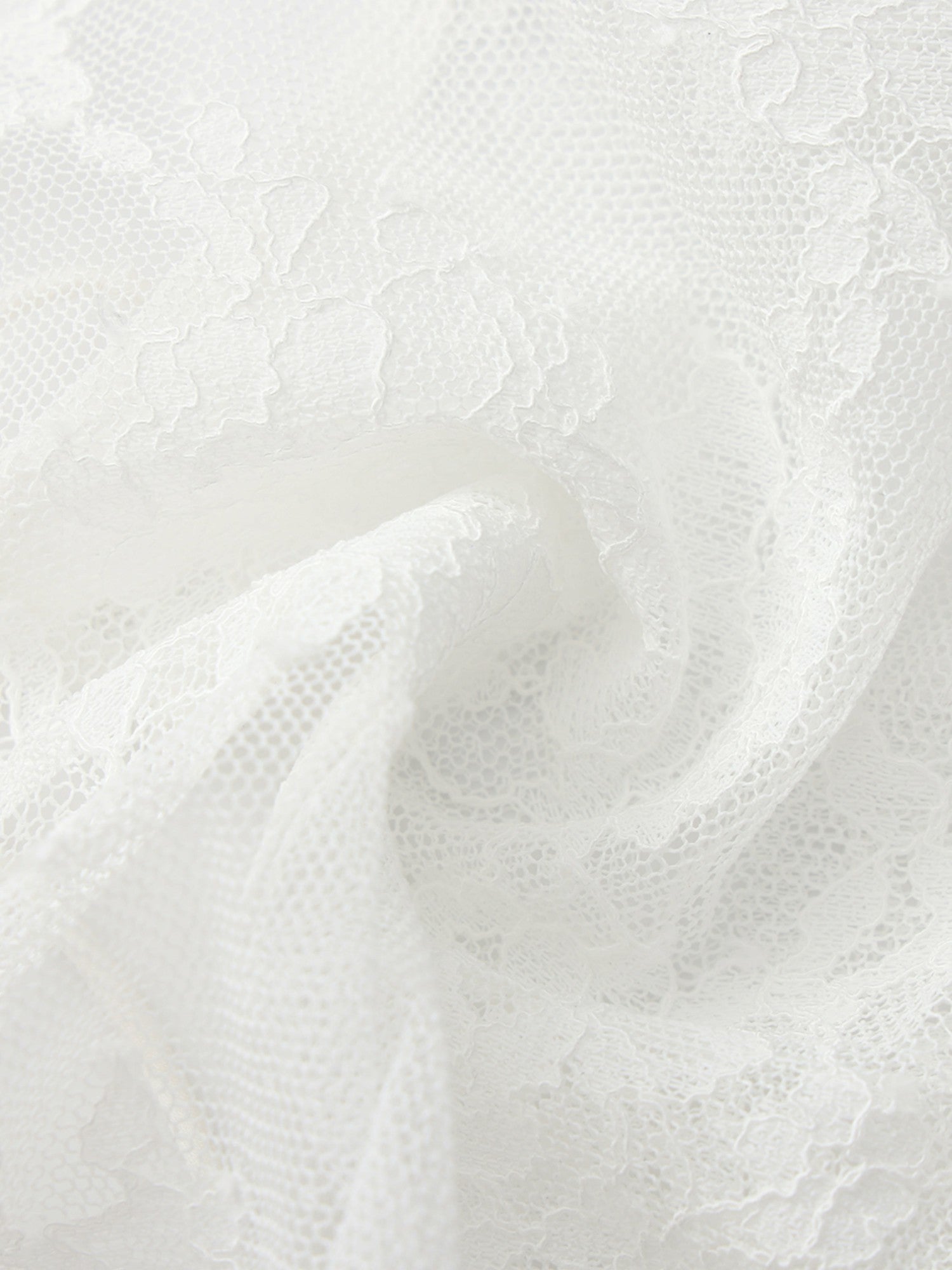 Yvette Sheer Lace Tie-Front White Cardigan | Nana Jacqueline