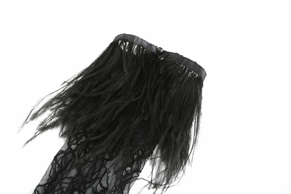 Lavine Gloves: Black Lace Gloves for Cocktail Party | Nana Jacqueline
