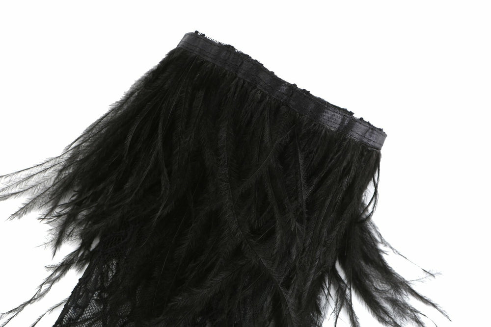 Lavine Gloves: Black Lace Gloves for Cocktail Party | Nana Jacqueline