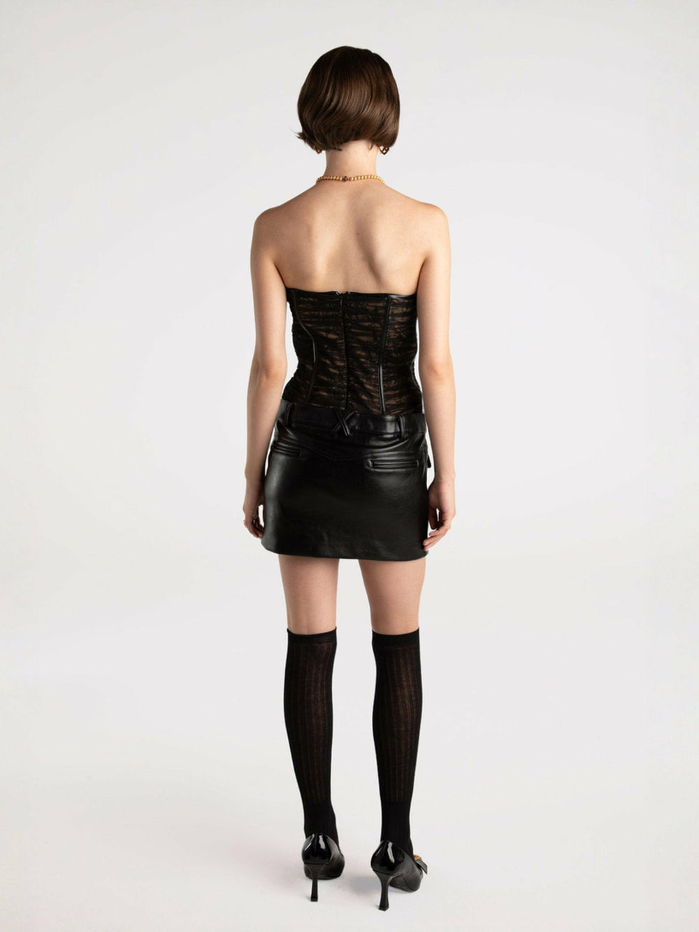 Cara Bustier Top: Black Bustier Top for Date Night | Nana Jacqueline