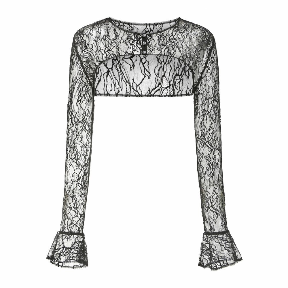 Jilly Cover: Black Lace Cover-Up for Date Night | Nana Jacqueline