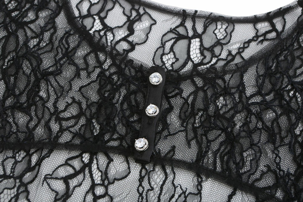Jilly Cover: Black Lace Cover-Up for Date Night | Nana Jacqueline