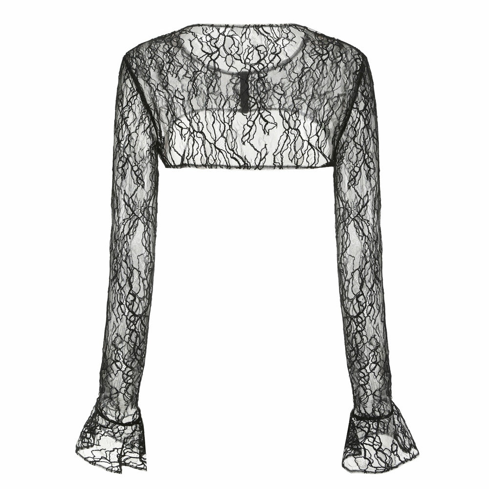 Jilly Cover: Black Lace Cover-Up for Date Night | Nana Jacqueline