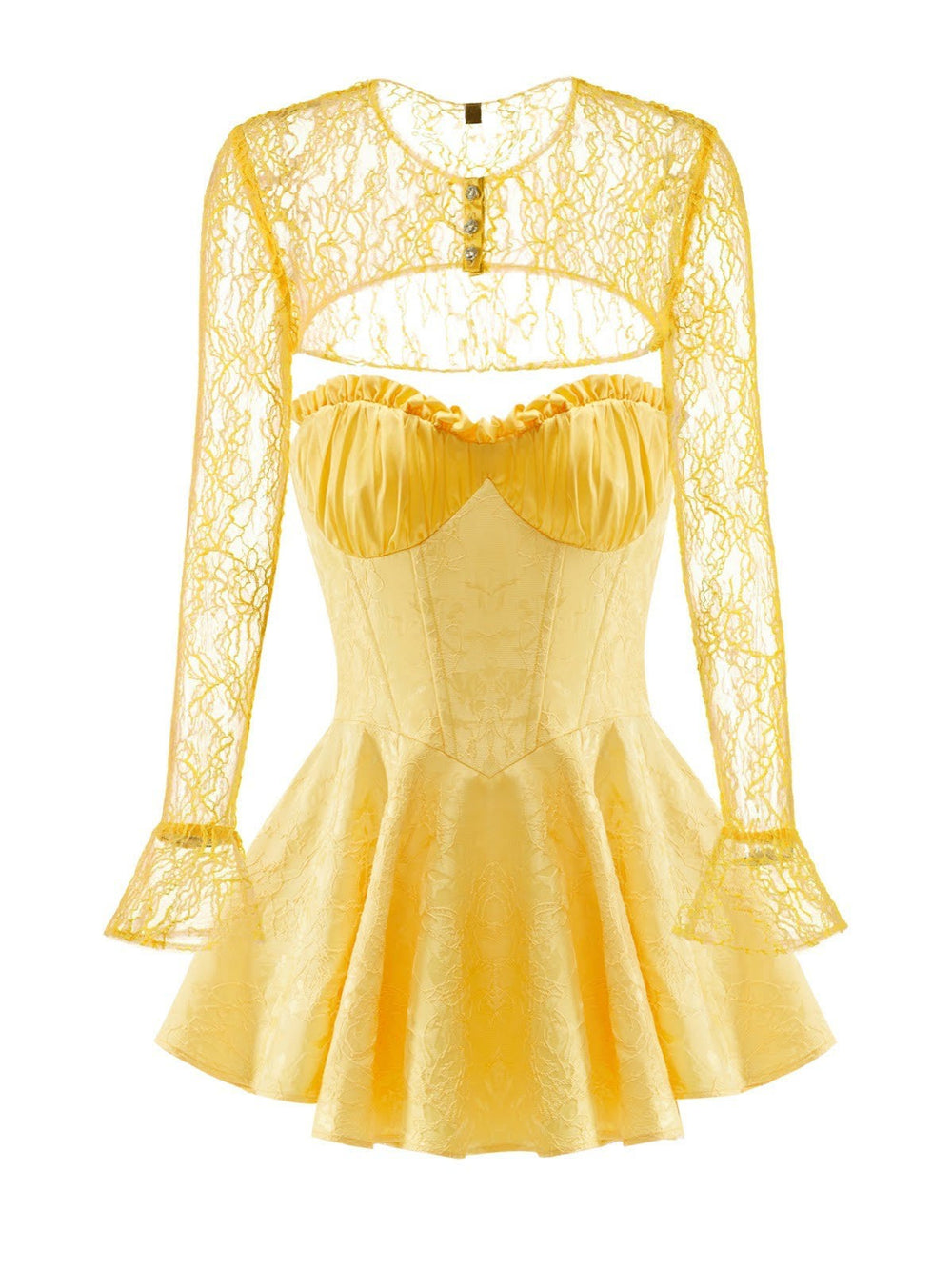 Jilly Cover: Yellow Cover-Up for Brunch | Nana Jacqueline