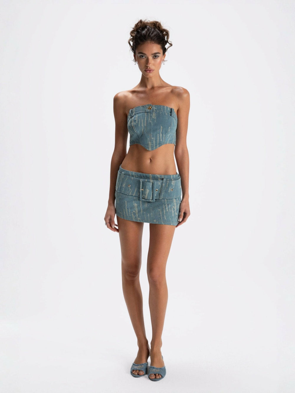 Claire Denim Top: Denim Top for Girls' Night Out | Nana Jacqueline