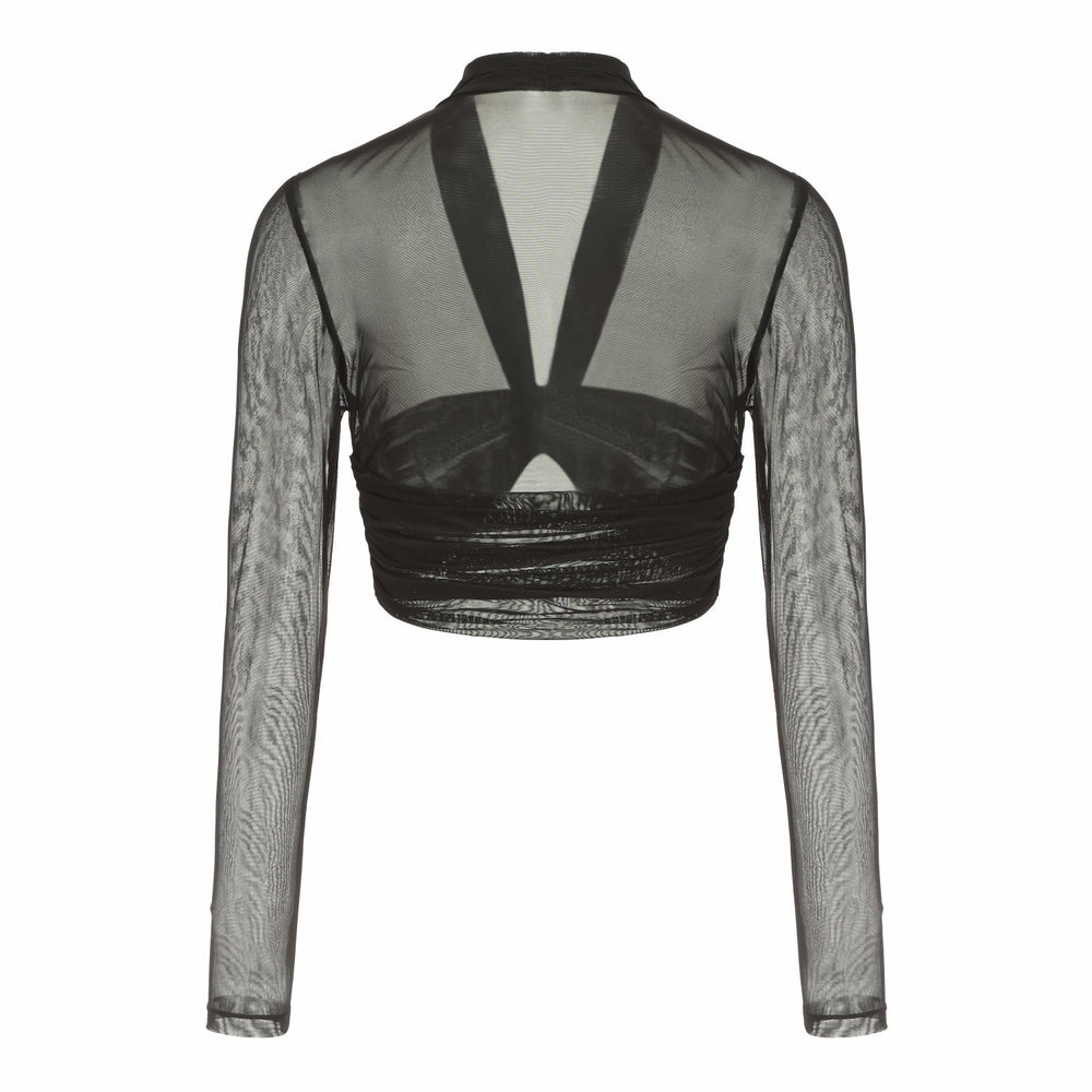 Pia Mesh Top: Black Top for Date Night | Nana Jacqueline