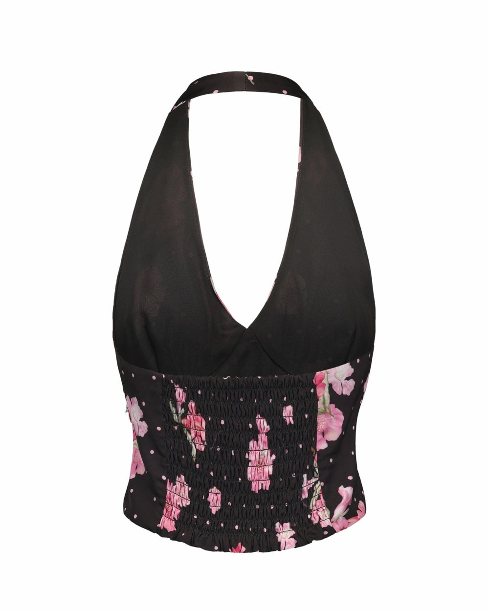 Rosaline Top: Black Halter Top for Date Night | Nana Jacqueline