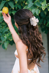 Flora Hairclip: Yellow Hair Clip for Garden Party | Nana Jacqueline