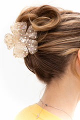 Flora Hairclip: Yellow Hair Clip for Garden Party | Nana Jacqueline