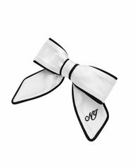 Marlene Bow: White Hair Bow for Bridal Shower | Nana Jacqueline