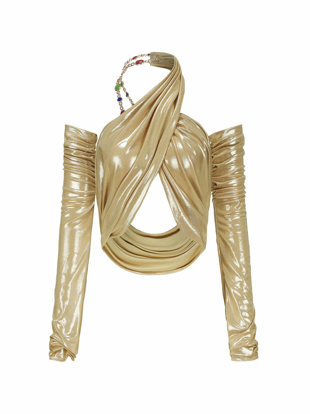 Amina Top: Gold Top for Girls' Night Out | Nana Jacqueline