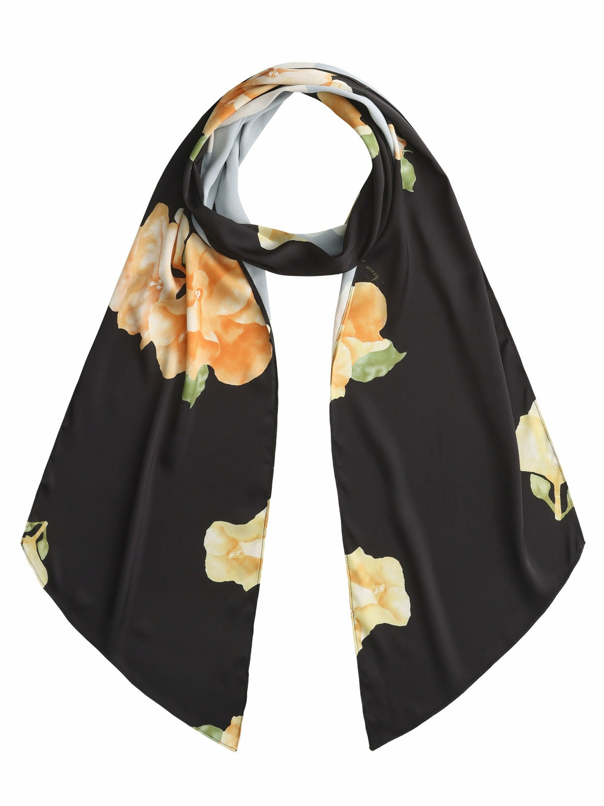 Brielle Floral Black Hair Scarf | Nana Jacqueline